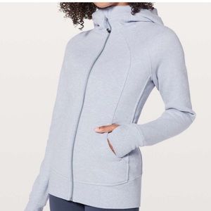 Lululemon 🍋 Scuba Full Zip Hoodie in Heathered Berry Mist